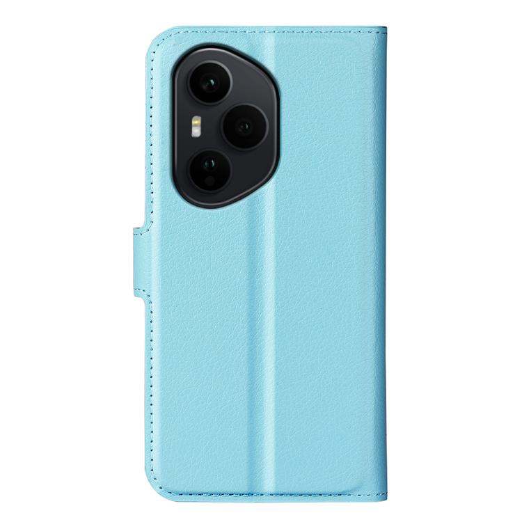 For Honor 400 Pro Global 160.8mm Litchi Texture Horizontal Flip Leather Phone Case with Holder