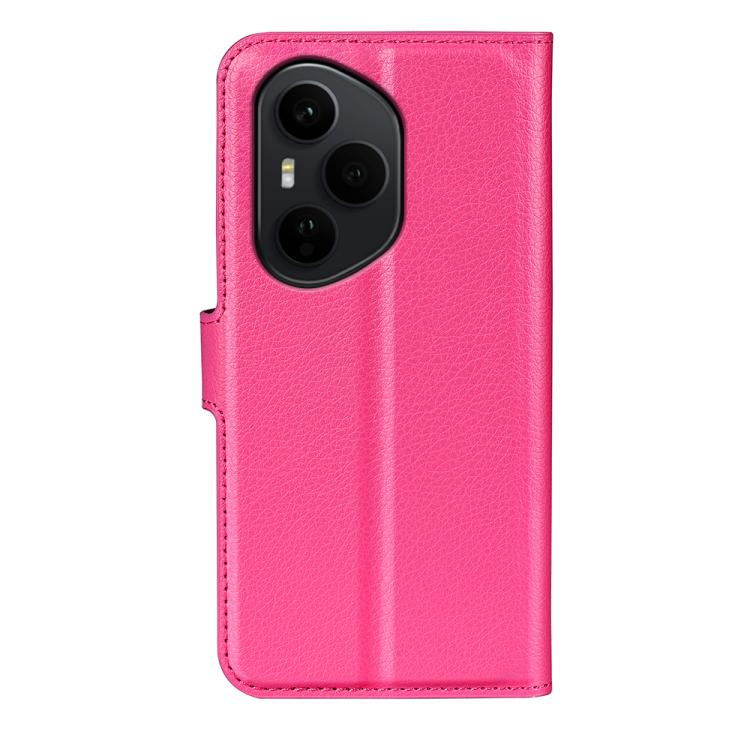 For Honor 400 Pro Global 160.8mm Litchi Texture Horizontal Flip Leather Phone Case with Holder