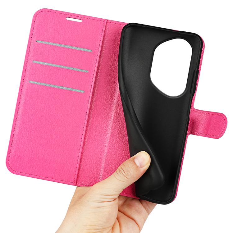 For Honor 400 Pro Global 160.8mm Litchi Texture Horizontal Flip Leather Phone Case with Holder