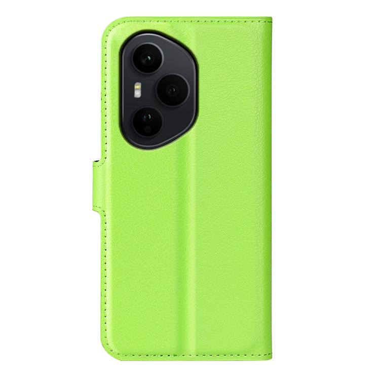 For Honor 400 Pro Global 160.8mm Litchi Texture Horizontal Flip Leather Phone Case with Holder