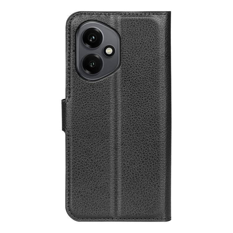 For Honor 400 Global 156.5mm Litchi Texture Horizontal Flip Leather Phone Case with Holder