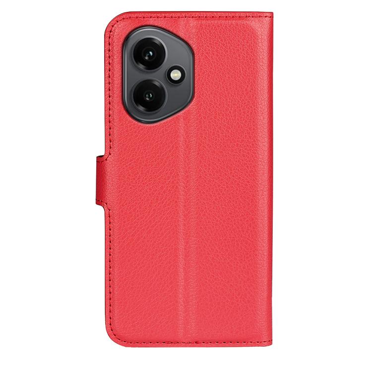 For Honor 400 Global 156.5mm Litchi Texture Horizontal Flip Leather Phone Case with Holder