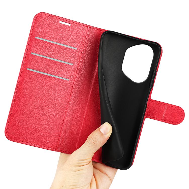 For Honor 400 Global 156.5mm Litchi Texture Horizontal Flip Leather Phone Case with Holder