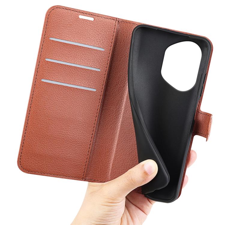 For Honor 400 Global 156.5mm Litchi Texture Horizontal Flip Leather Phone Case with Holder