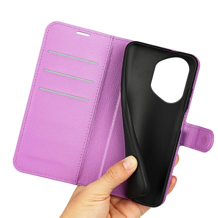 For Honor 400 Global 156.5mm Litchi Texture Horizontal Flip Leather Phone Case with Holder