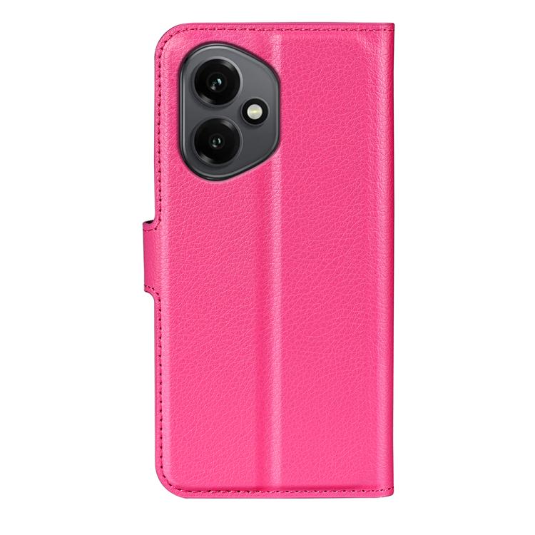 For Honor 400 Global 156.5mm Litchi Texture Horizontal Flip Leather Phone Case with Holder