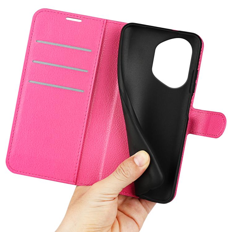 For Honor 400 Global 156.5mm Litchi Texture Horizontal Flip Leather Phone Case with Holder