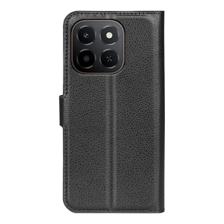 For Honor X6c Litchi Texture Horizontal Flip Leather Phone Case with Holder