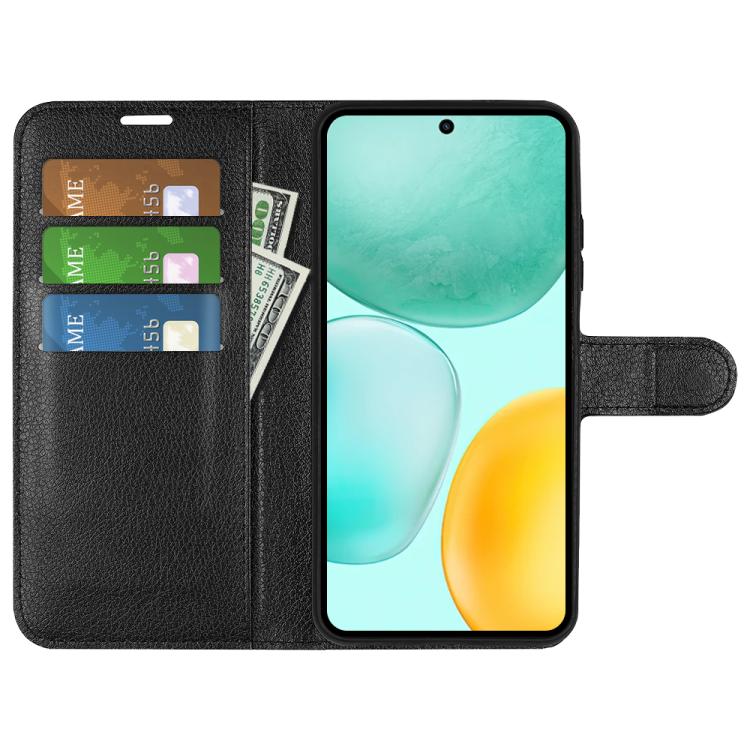For Honor X6c Litchi Texture Horizontal Flip Leather Phone Case with Holder