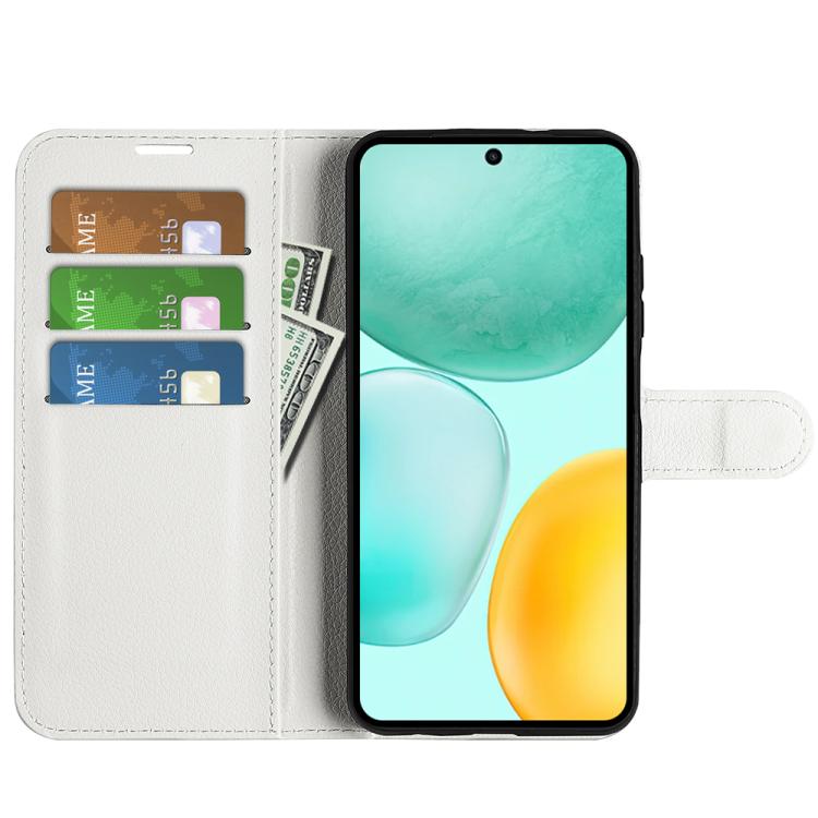 For Honor X6c Litchi Texture Horizontal Flip Leather Phone Case with Holder
