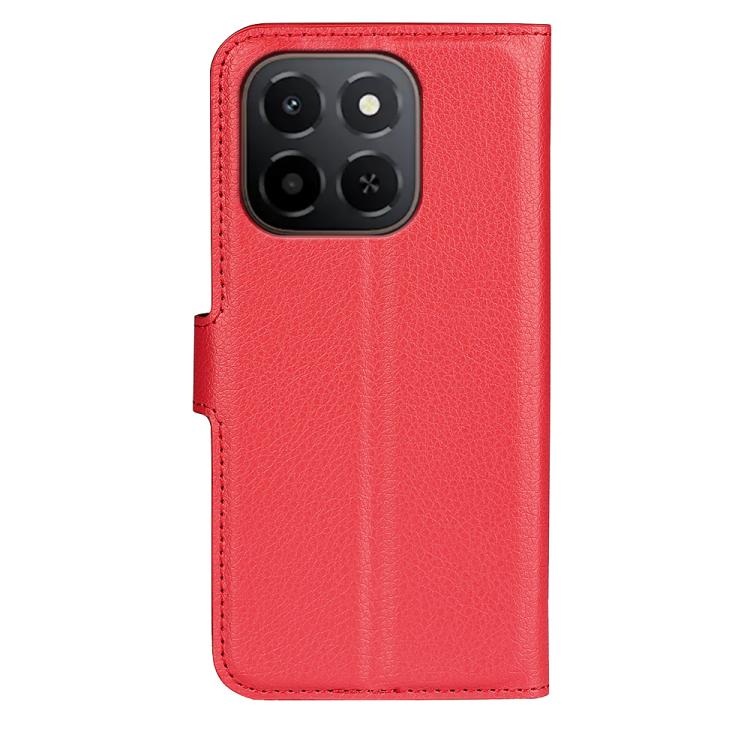 For Honor X6c Litchi Texture Horizontal Flip Leather Phone Case with Holder