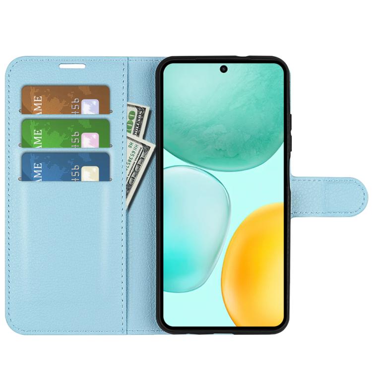 For Honor X6c Litchi Texture Horizontal Flip Leather Phone Case with Holder