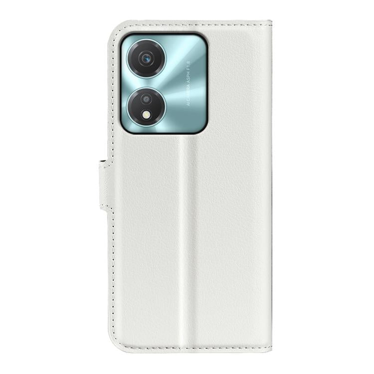 For Honor X5c Plus Litchi Texture Horizontal Flip Leather Phone Case with Holder