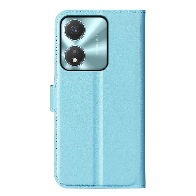 For Honor X5c Plus Litchi Texture Horizontal Flip Leather Phone Case with Holder