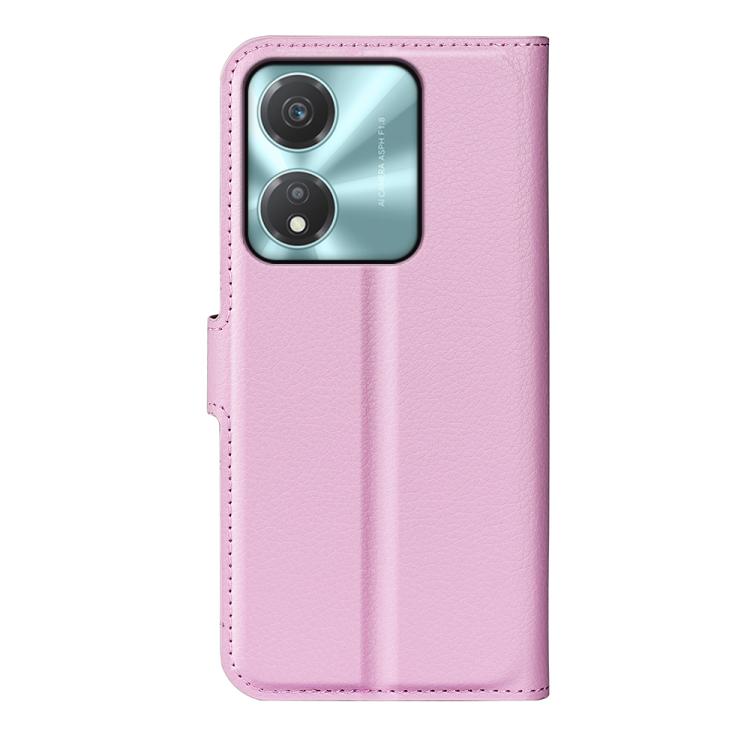 For Honor X5c Plus Litchi Texture Horizontal Flip Leather Phone Case with Holder