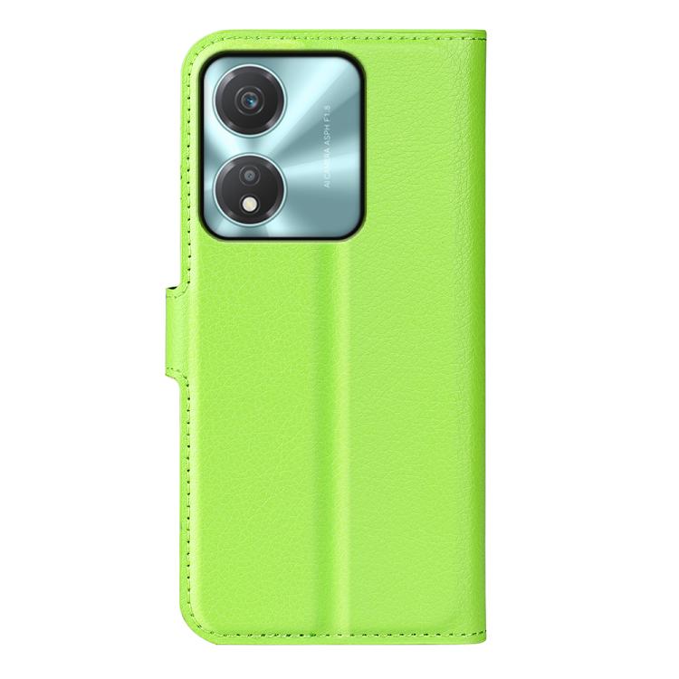 For Honor X5c Plus Litchi Texture Horizontal Flip Leather Phone Case with Holder