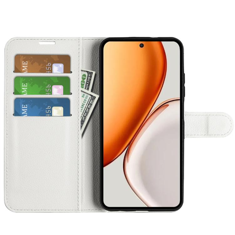 For Honor X9d 5G Litchi Texture Horizontal Flip Leather Phone Case with Holder