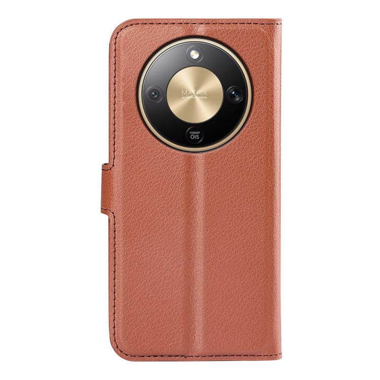 For Honor X9d 5G Litchi Texture Horizontal Flip Leather Phone Case with Holder