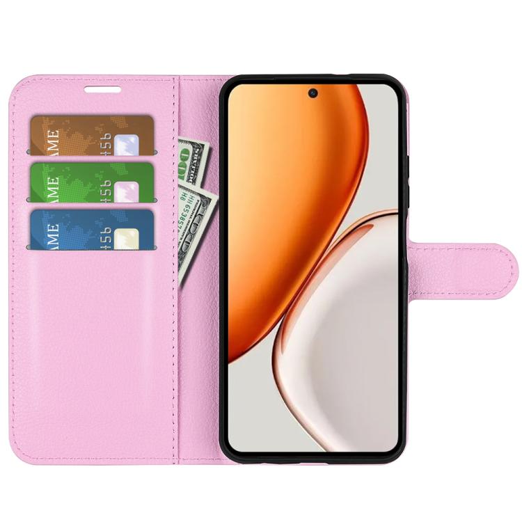 For Honor X9d 5G Litchi Texture Horizontal Flip Leather Phone Case with Holder