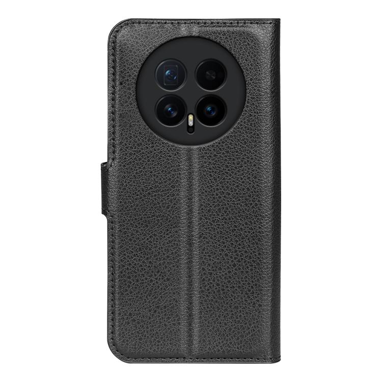 For Honor Magic8 Litchi Texture Horizontal Flip Leather Phone Case with Holder