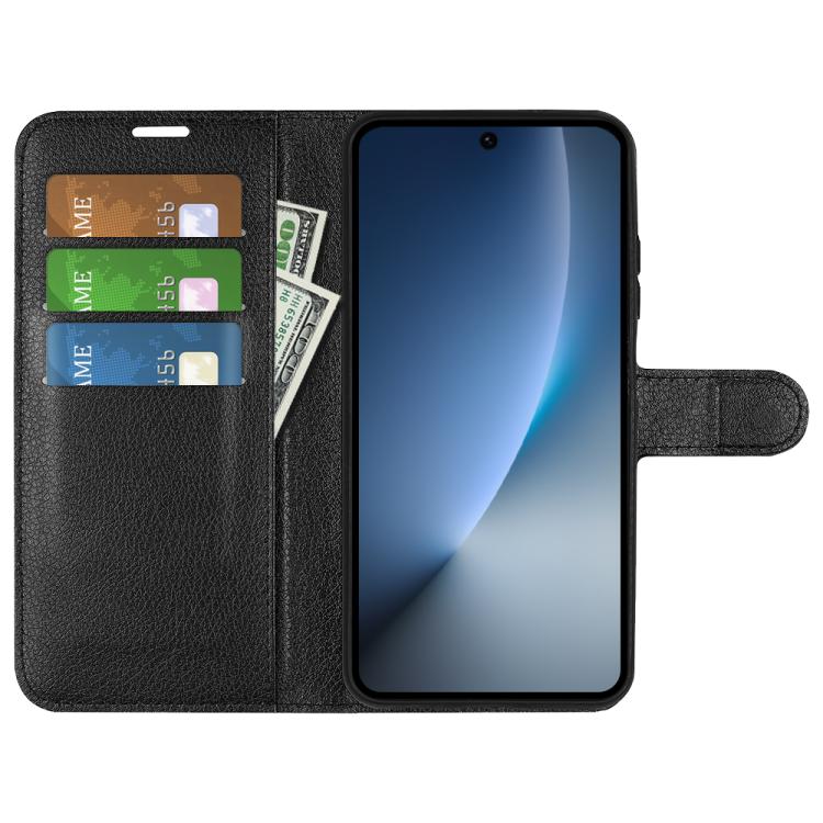 For Honor Magic8 Litchi Texture Horizontal Flip Leather Phone Case with Holder