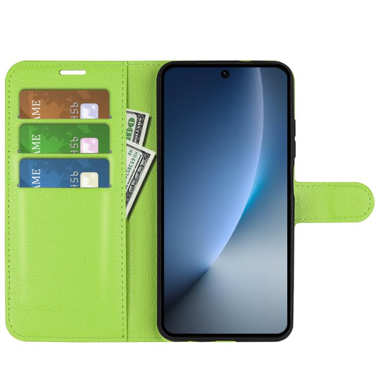 For Honor Magic8 Litchi Texture Horizontal Flip Leather Phone Case with Holder