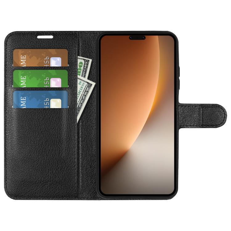 For Honor Magic8 Pro Litchi Texture Horizontal Flip Leather Phone Case with Holder