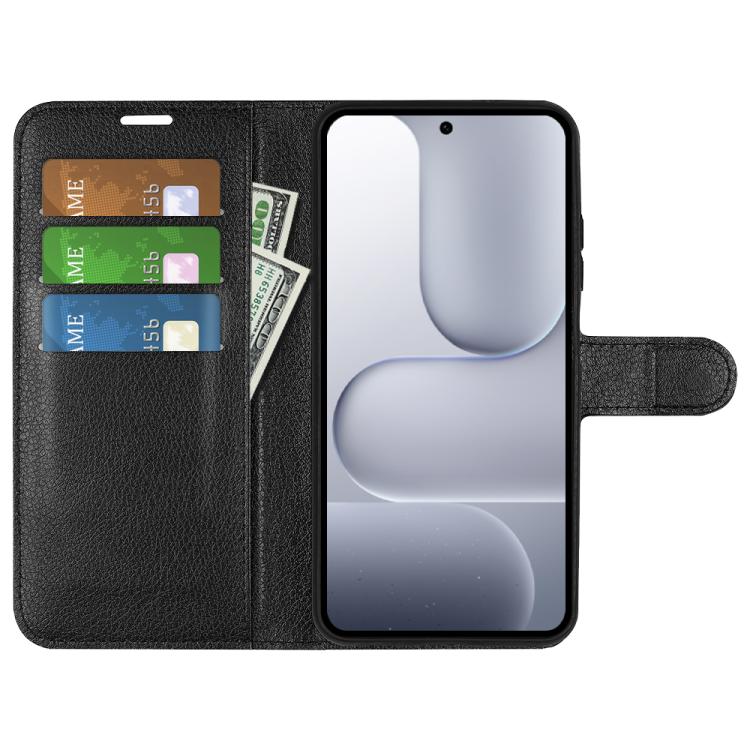 For Honor 500 / 500 Pro Global 155.8mm Litchi Texture Horizontal Flip Leather Phone Case with Holder