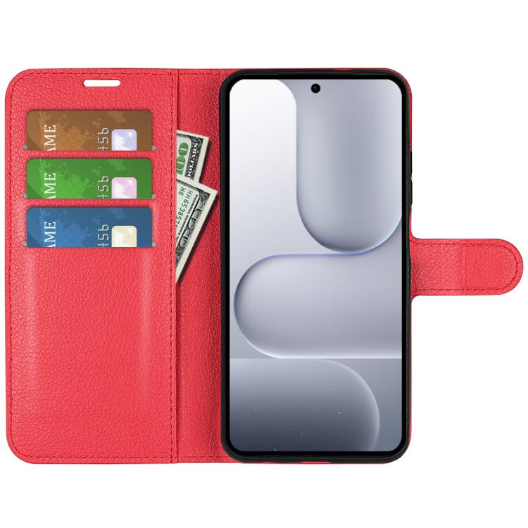 For Honor 500 / 500 Pro Global 155.8mm Litchi Texture Horizontal Flip Leather Phone Case with Holder