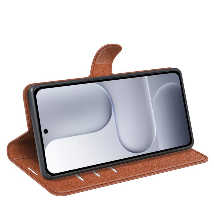 For Honor 500 / 500 Pro Global 155.8mm Litchi Texture Horizontal Flip Leather Phone Case with Holder