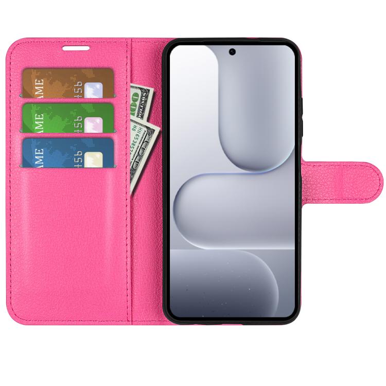 For Honor 500 / 500 Pro Global 155.8mm Litchi Texture Horizontal Flip Leather Phone Case with Holder