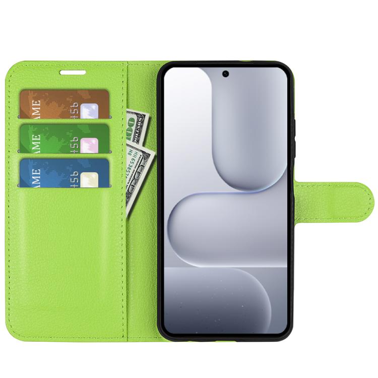For Honor 500 / 500 Pro Global 155.8mm Litchi Texture Horizontal Flip Leather Phone Case with Holder
