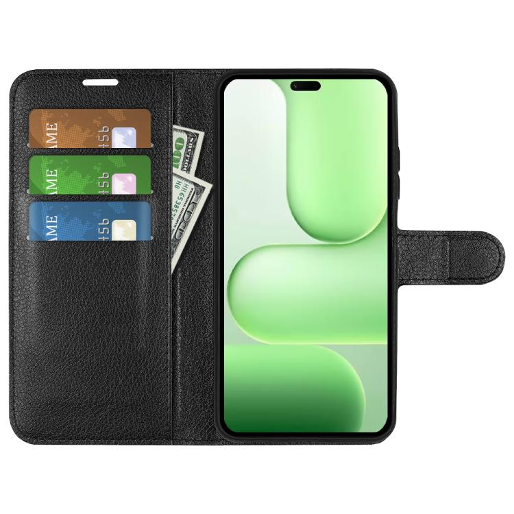For Honor 600 Lite Litchi Texture Horizontal Flip Leather Phone Case with Holder