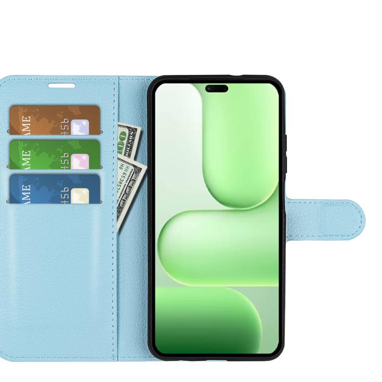 For Honor 600 Lite Litchi Texture Horizontal Flip Leather Phone Case with Holder