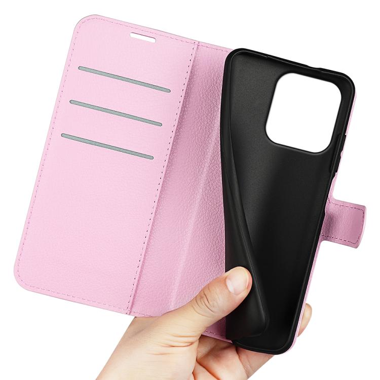 For Honor 600 Lite Litchi Texture Horizontal Flip Leather Phone Case with Holder