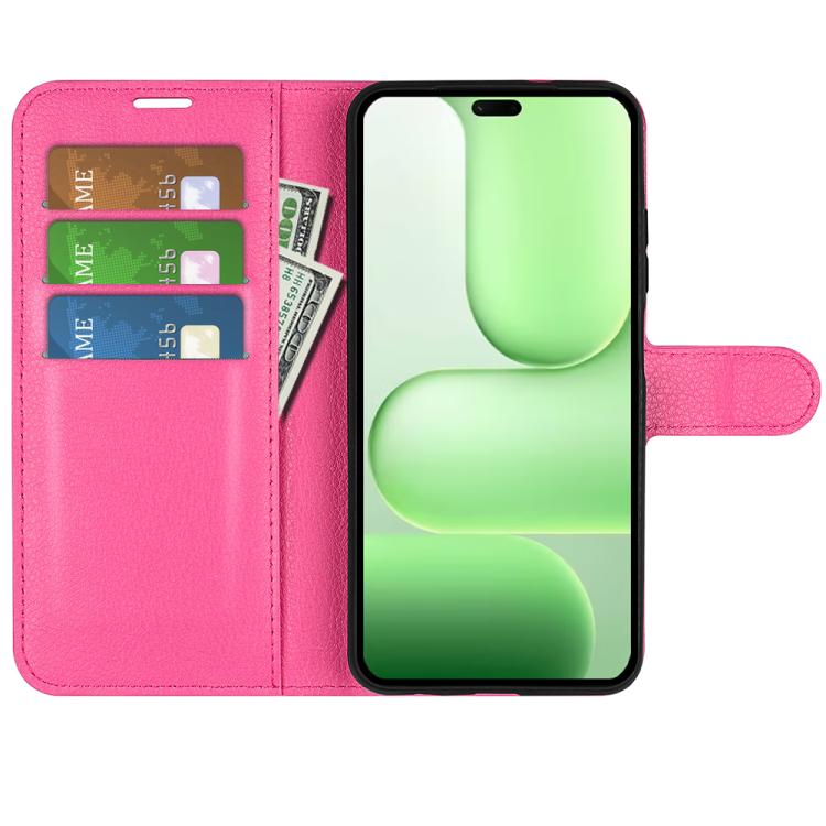 For Honor 600 Lite Litchi Texture Horizontal Flip Leather Phone Case with Holder