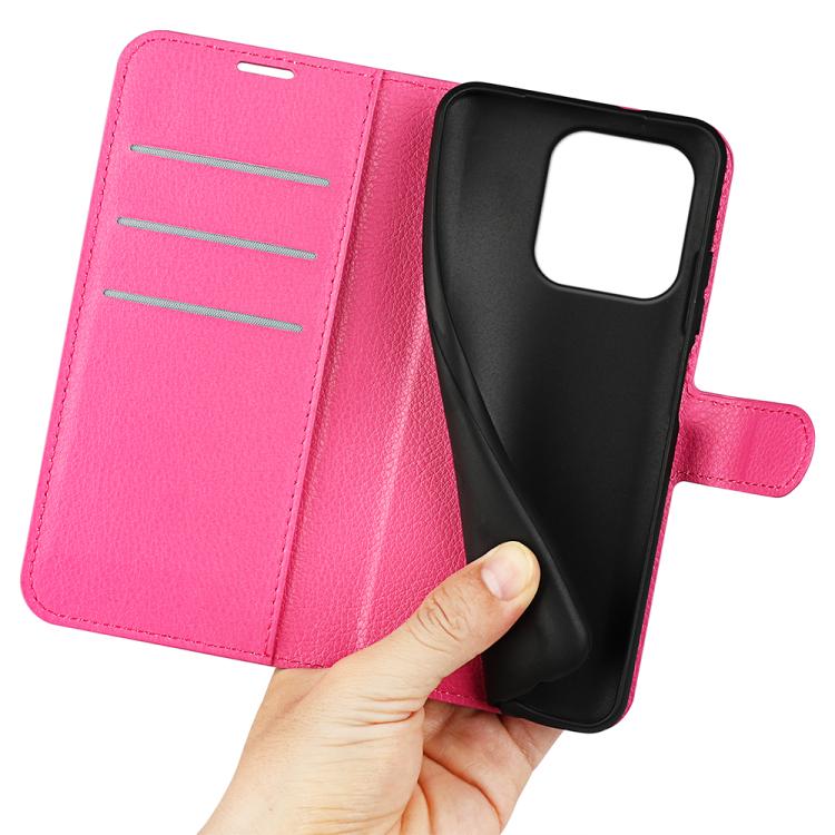 For Honor 600 Lite Litchi Texture Horizontal Flip Leather Phone Case with Holder