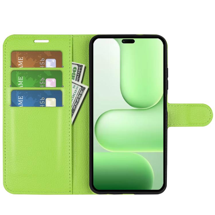 For Honor 600 Lite Litchi Texture Horizontal Flip Leather Phone Case with Holder