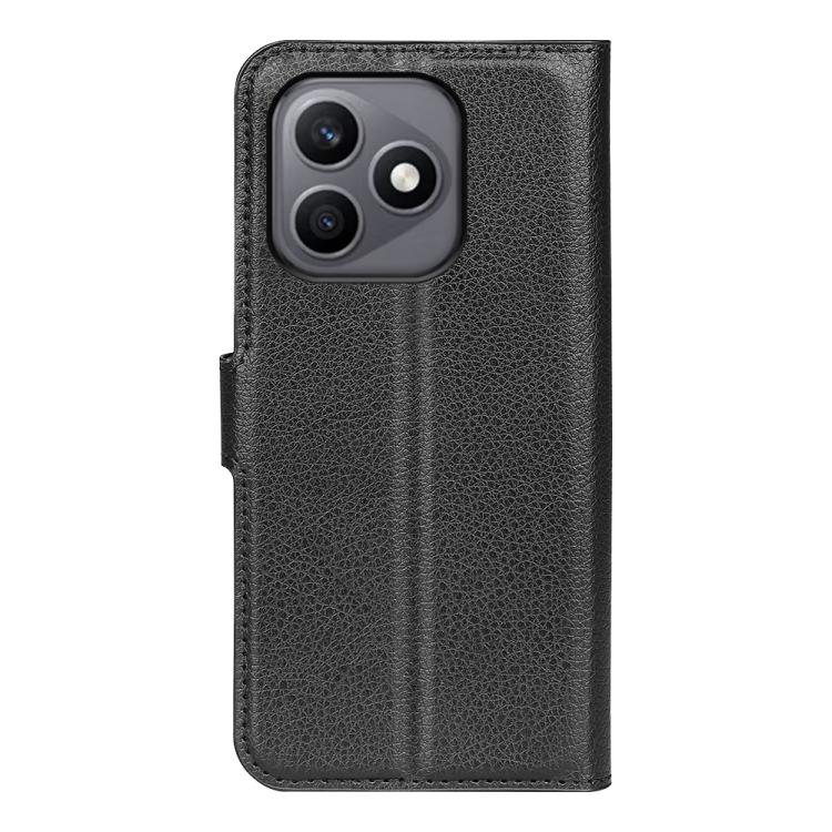 For Honor X8d 4G Litchi Texture Horizontal Flip Leather Phone Case with Holder