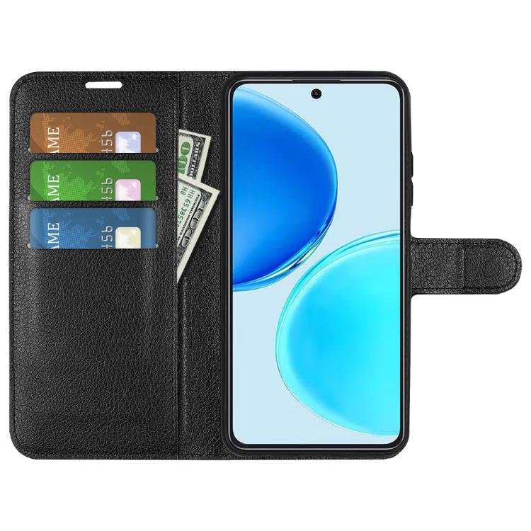For Honor X8d 4G Litchi Texture Horizontal Flip Leather Phone Case with Holder