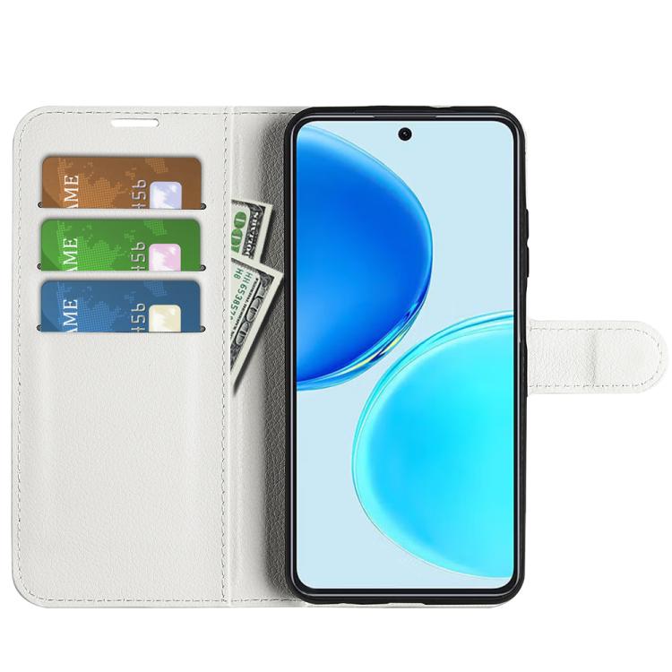 For Honor X8d 4G Litchi Texture Horizontal Flip Leather Phone Case with Holder
