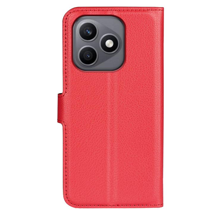 For Honor X8d 4G Litchi Texture Horizontal Flip Leather Phone Case with Holder