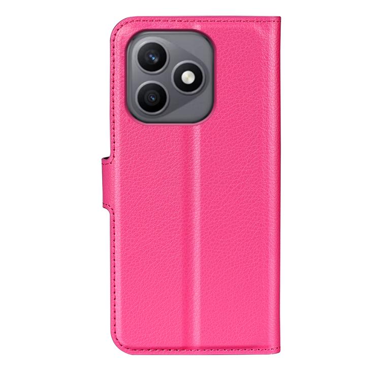 For Honor X8d 4G Litchi Texture Horizontal Flip Leather Phone Case with Holder