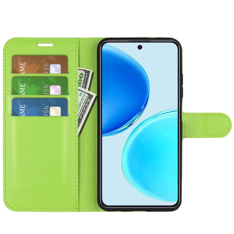 For Honor X8d 4G Litchi Texture Horizontal Flip Leather Phone Case with Holder