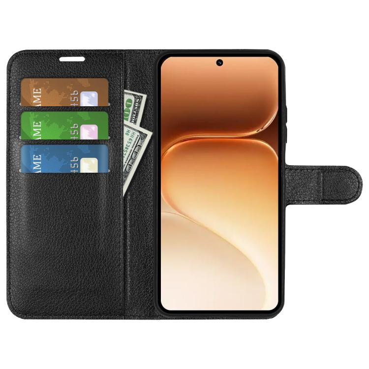 For Honor 600 / 600 Pro Global Litchi Texture Horizontal Flip Leather Phone Case with Holder