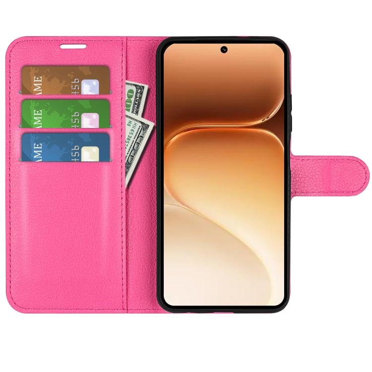 For Honor 600 / 600 Pro Global Litchi Texture Horizontal Flip Leather Phone Case with Holder