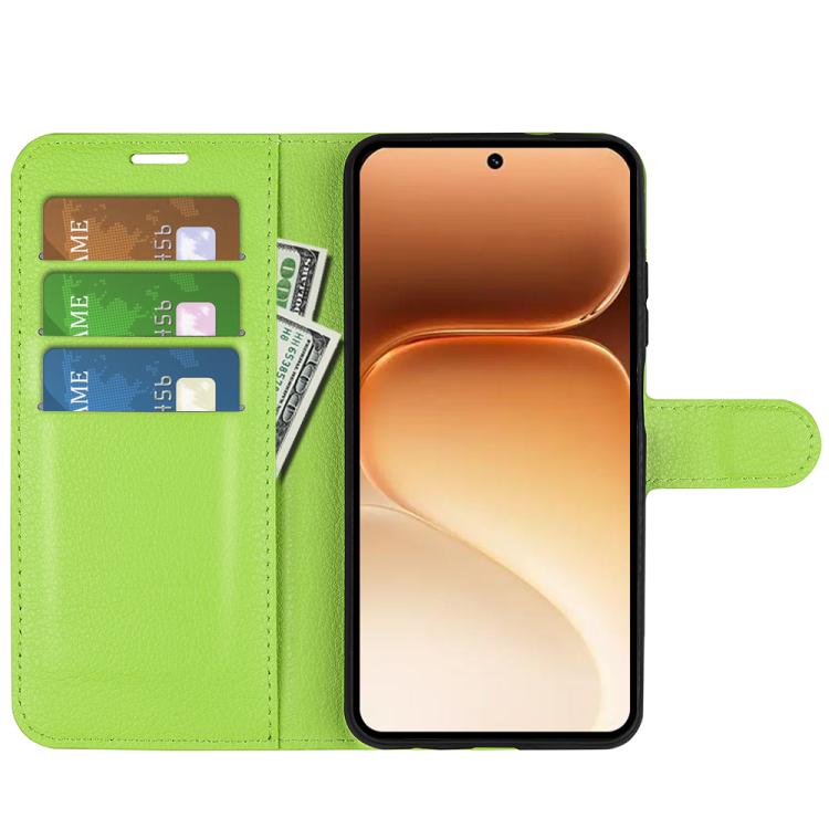 For Honor 600 / 600 Pro Global Litchi Texture Horizontal Flip Leather Phone Case with Holder