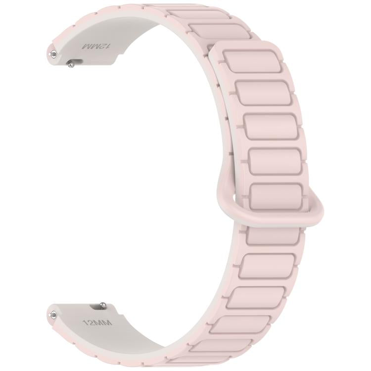 For Xiaomi Smart Band 10 / 9 / 8 I-Shaped Dual Color Magnetic Silicone Watch Band