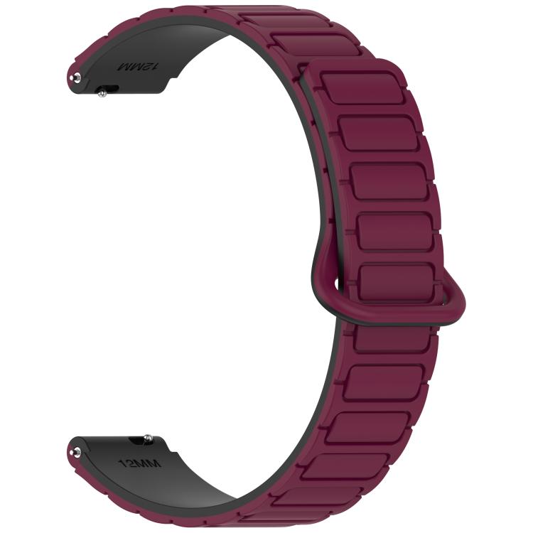 For Xiaomi Smart Band 10 / 9 / 8 I-Shaped Dual Color Magnetic Silicone Watch Band