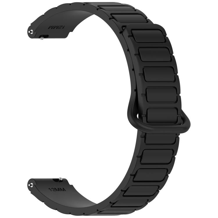 For Xiaomi Smart Band 10 / 9 / 8 I-Shaped Dual Color Magnetic Silicone Watch Band